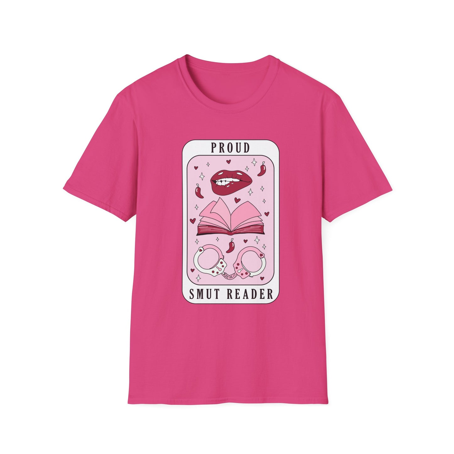 Proud Smut Reader Unisex Softstyle T-Shirt, Reading Apparel, Book Lover Gift, Casual Wear, Literary Humor, Birthday Gift