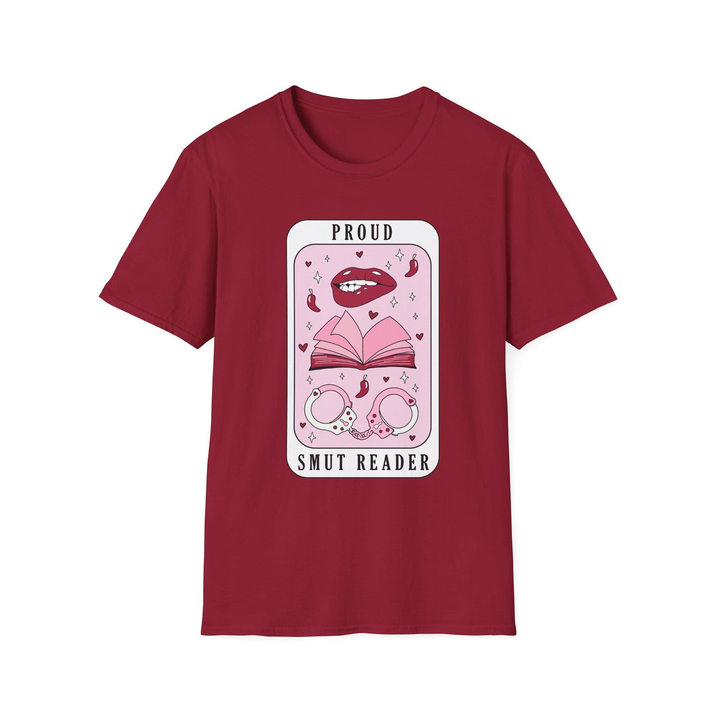 Proud Smut Reader Unisex Softstyle T-Shirt, Reading Apparel, Book Lover Gift, Casual Wear, Literary Humor, Birthday Gift