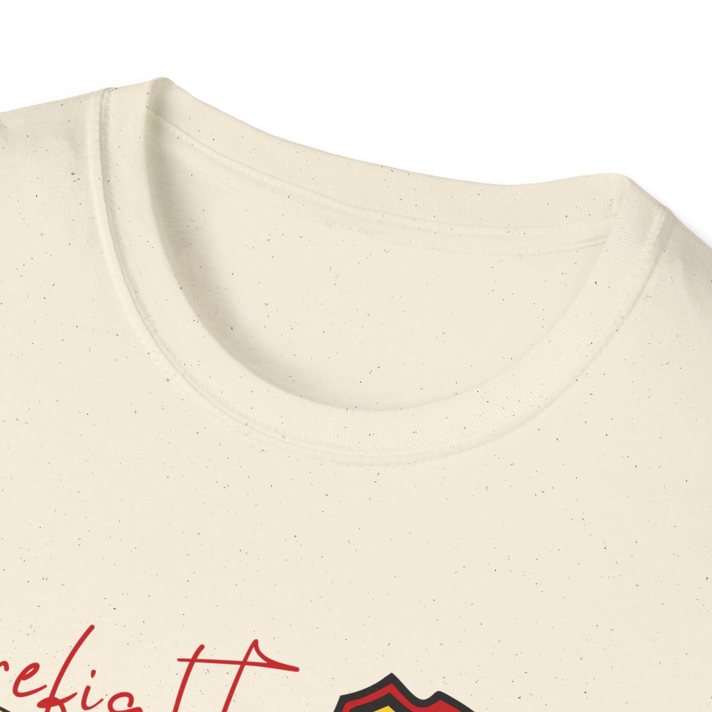 Firefighter Dad Unisex T-Shirt, Unique Gift for Father's Day, Softstyle Tee for Firefighters, Casual Wear, Birthday Gift