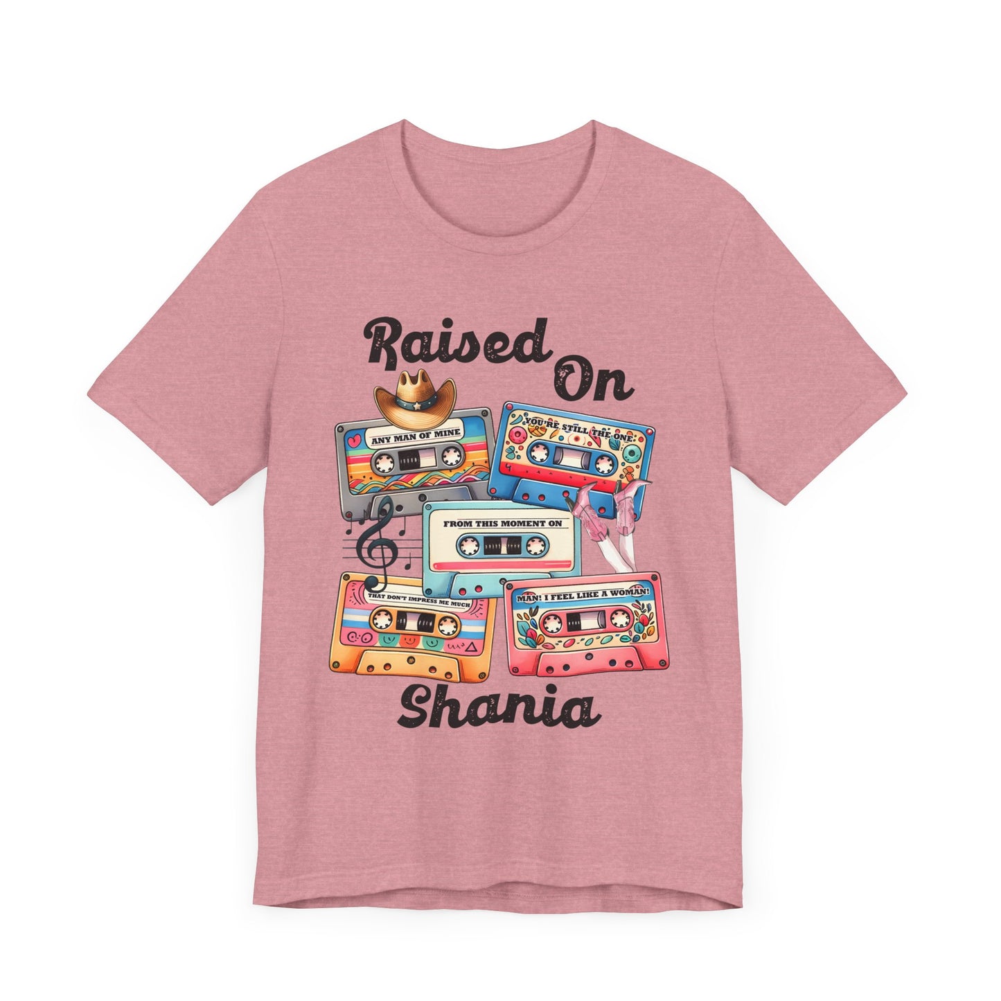 Shania Country Music Retro Music Lover's Tee | Raised On Shania, Vintage Vibe, Unisex T-Shirt, Gift for Music Fans, Nostalgic Apparel, Casual Comfort