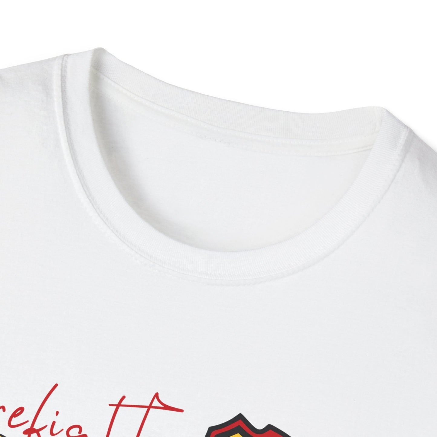 Firefighter Dad Unisex T-Shirt, Unique Gift for Father's Day, Softstyle Tee for Firefighters, Casual Wear, Birthday Gift
