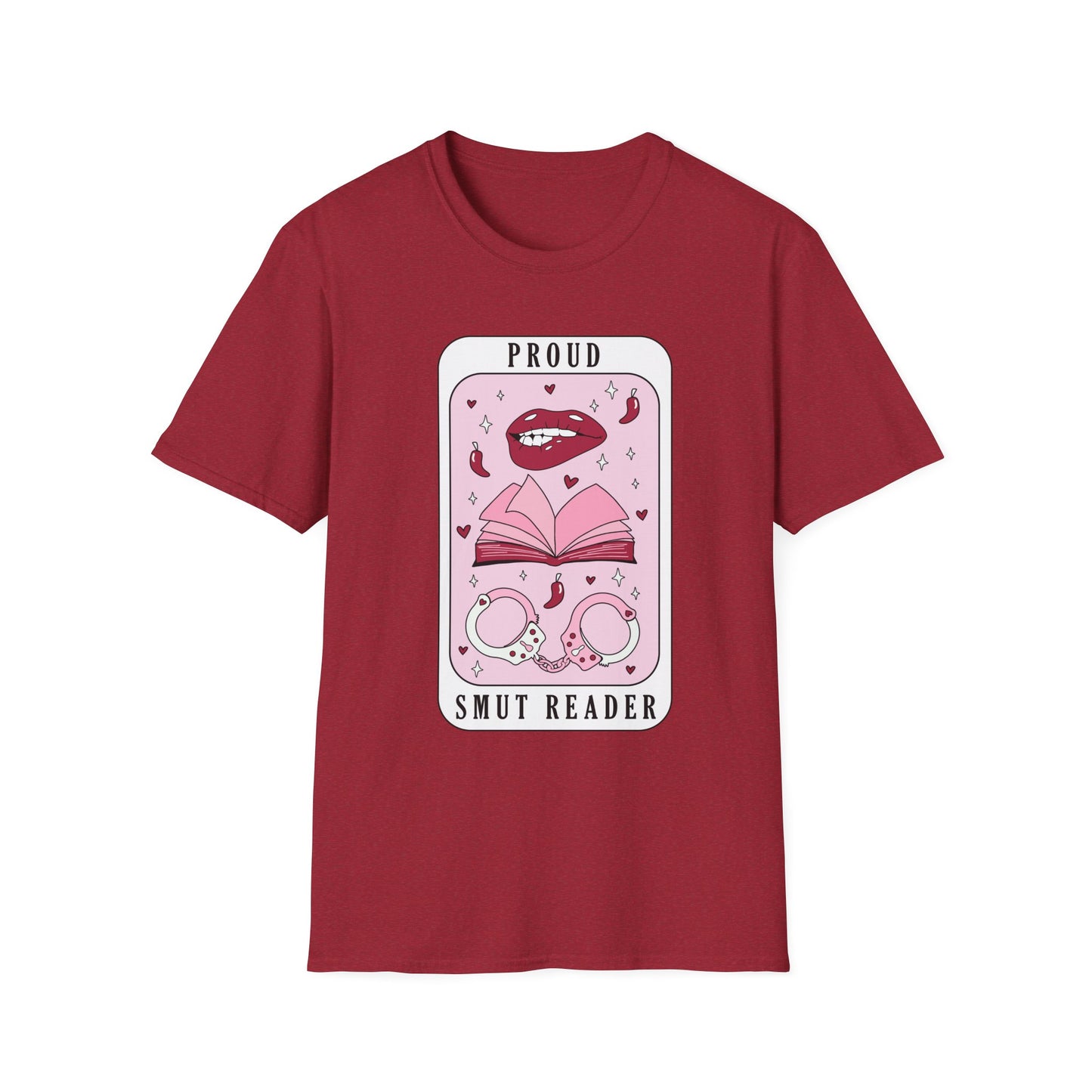 Proud Smut Reader Unisex Softstyle T-Shirt, Reading Apparel, Book Lover Gift, Casual Wear, Literary Humor, Birthday Gift