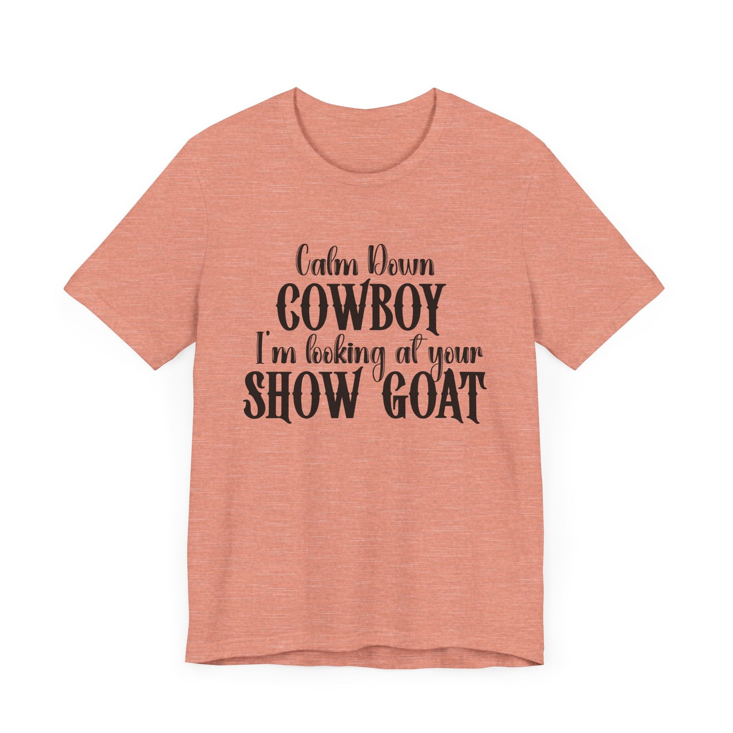 Show Goat Unisex Jersey Short Sleeve Tee
