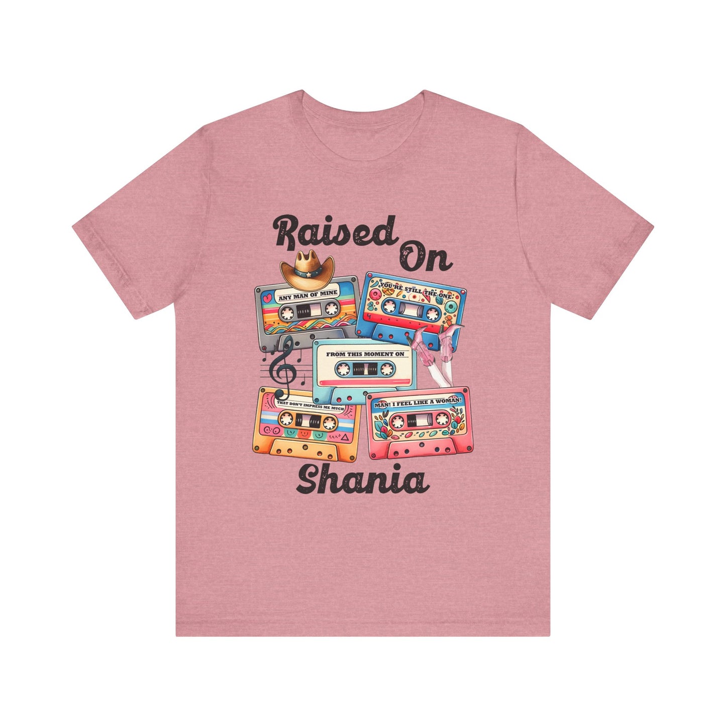 Shania Country Music Retro Music Lover's Tee | Raised On Shania, Vintage Vibe, Unisex T-Shirt, Gift for Music Fans, Nostalgic Apparel, Casual Comfort