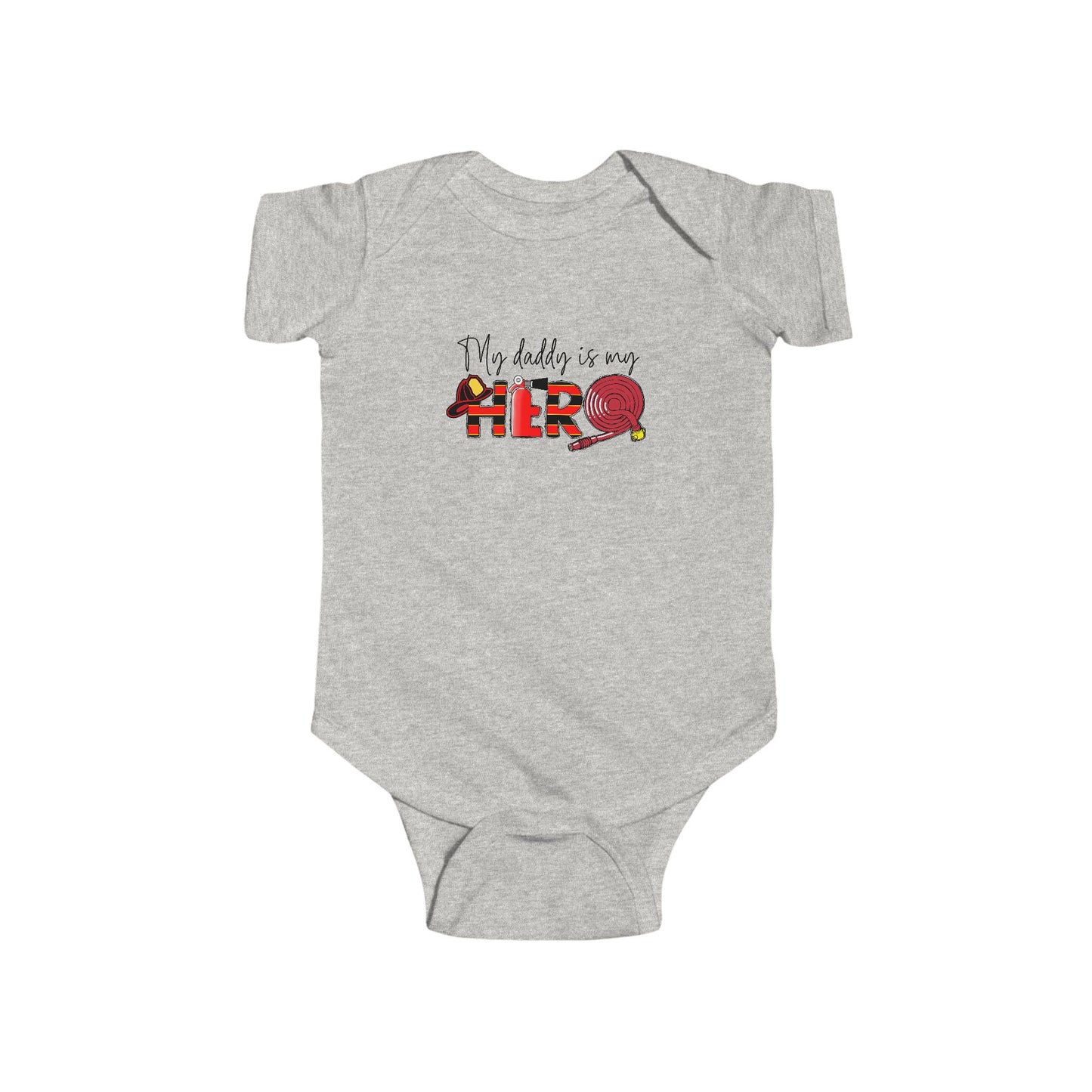 My Daddy is My Hero Infant Bodysuit, Baby Shower Gift, New Dad Gift, Cute Baby Outfit, Baby Boy Clothes, Infant T-Shirt