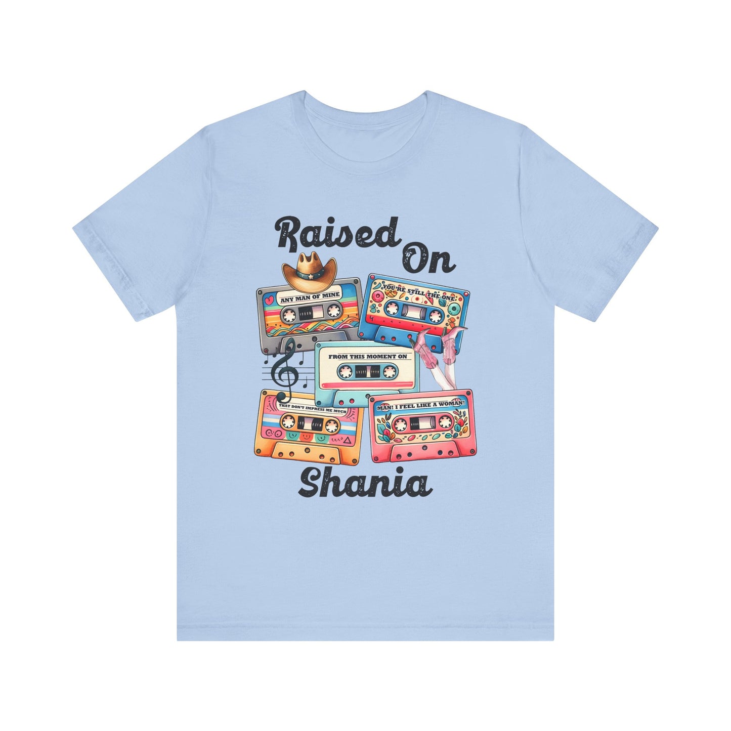 Shania Country Music Retro Music Lover's Tee | Raised On Shania, Vintage Vibe, Unisex T-Shirt, Gift for Music Fans, Nostalgic Apparel, Casual Comfort