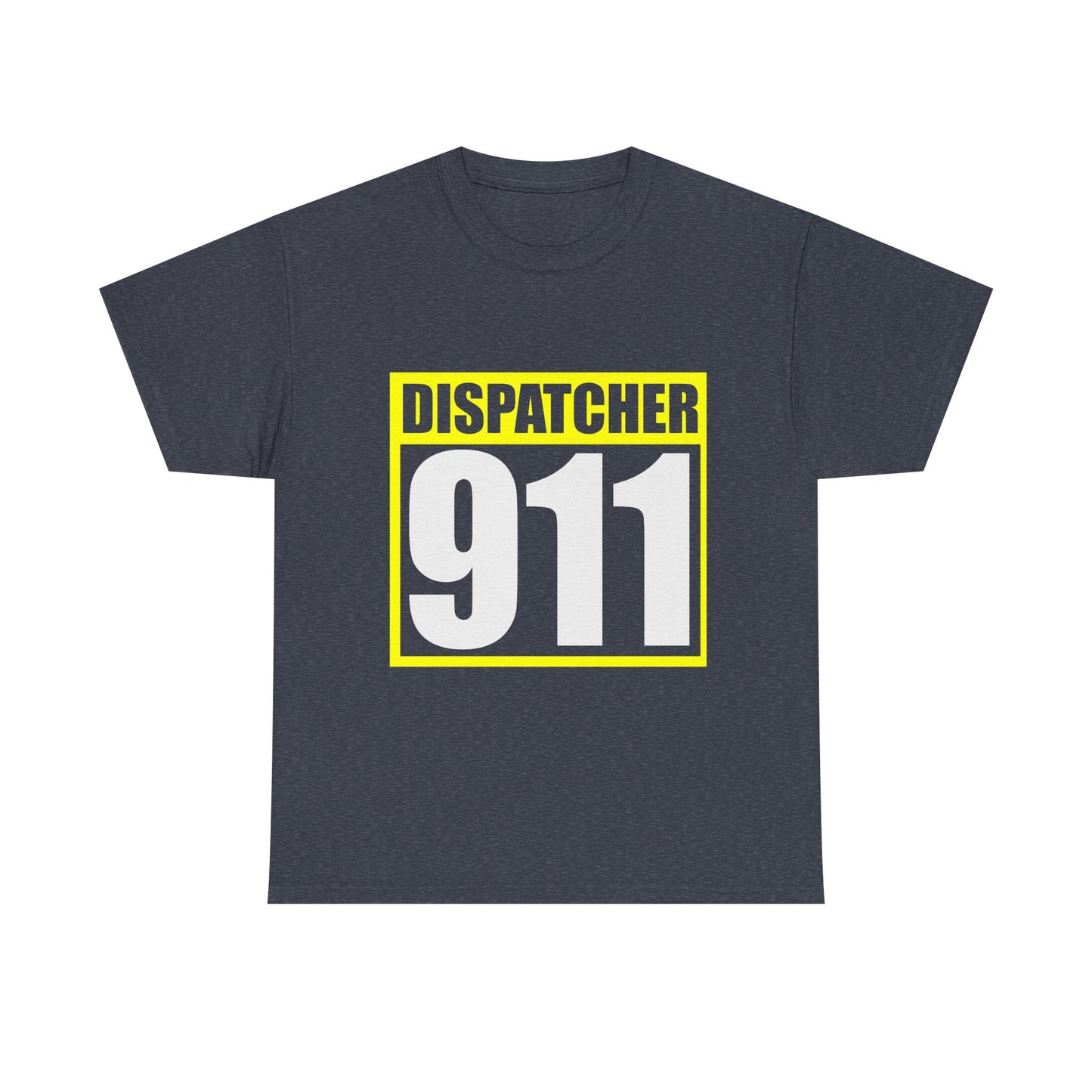Dispatcher 911 Unisex Heavy Cotton Tee, Emergency Service Shirt, First Responder Apparel, Casual Everyday Wear, Gift for Dispatchers