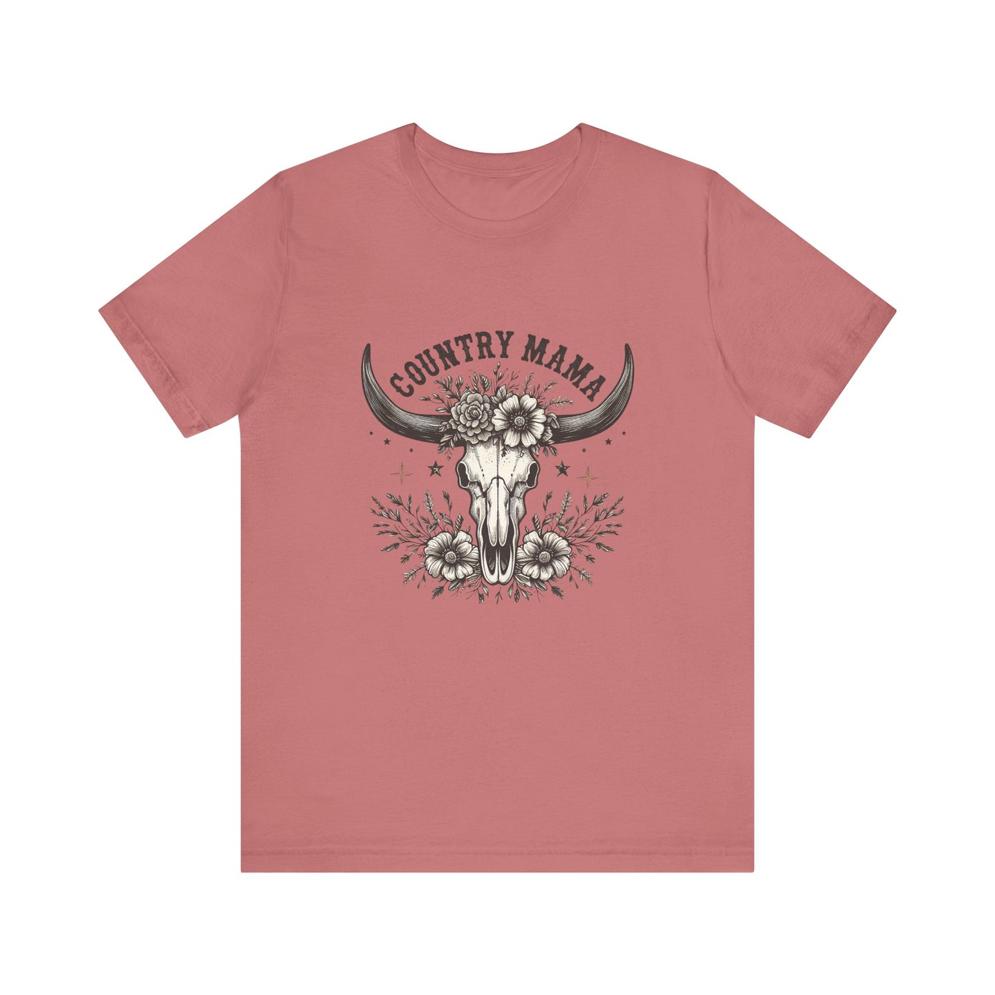 Country Mama Graphic Tee - Perfect for Country Lovers, Festivals, Birthdays, Mother's Day, Casual Wear, Gift Ideas