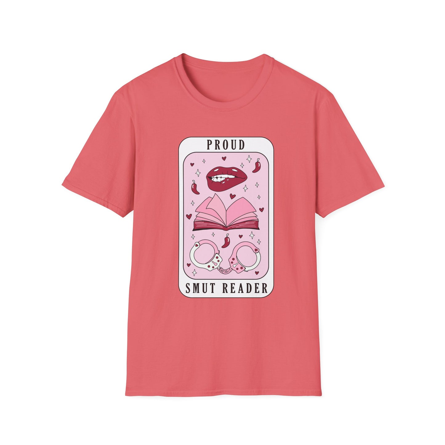 Proud Smut Reader Unisex Softstyle T-Shirt, Reading Apparel, Book Lover Gift, Casual Wear, Literary Humor, Birthday Gift