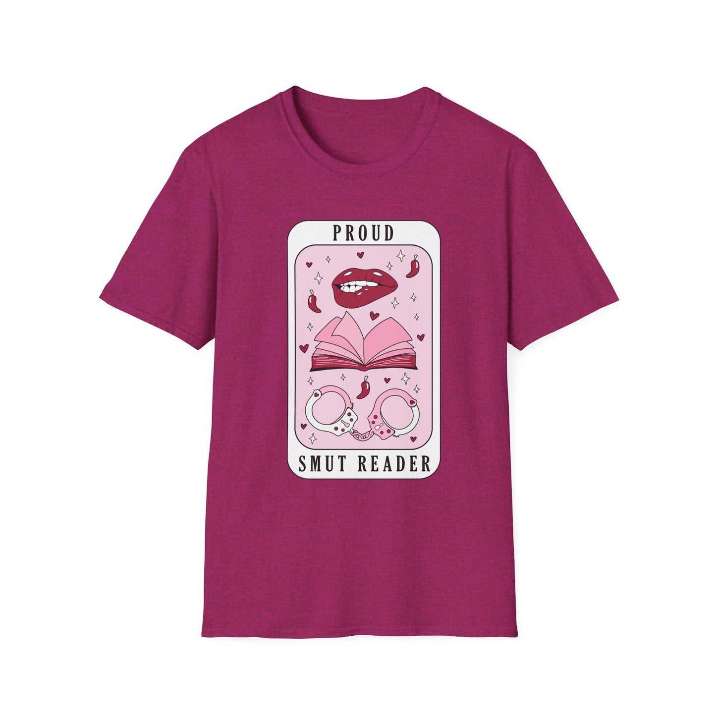 Proud Smut Reader Unisex Softstyle T-Shirt, Reading Apparel, Book Lover Gift, Casual Wear, Literary Humor, Birthday Gift