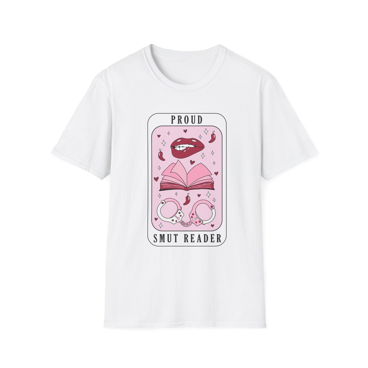 Proud Smut Reader Unisex Softstyle T-Shirt, Reading Apparel, Book Lover Gift, Casual Wear, Literary Humor, Birthday Gift
