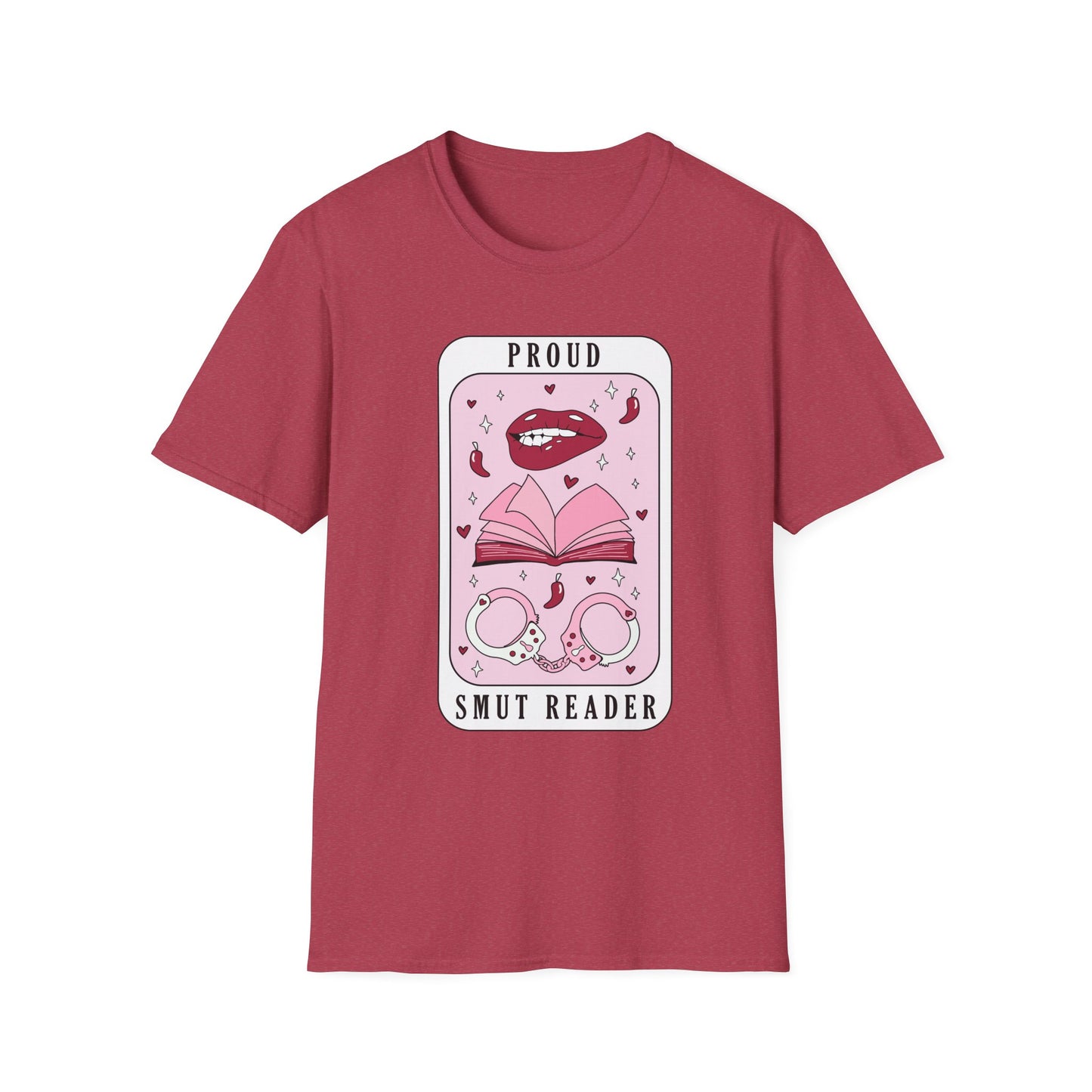 Proud Smut Reader Unisex Softstyle T-Shirt, Reading Apparel, Book Lover Gift, Casual Wear, Literary Humor, Birthday Gift