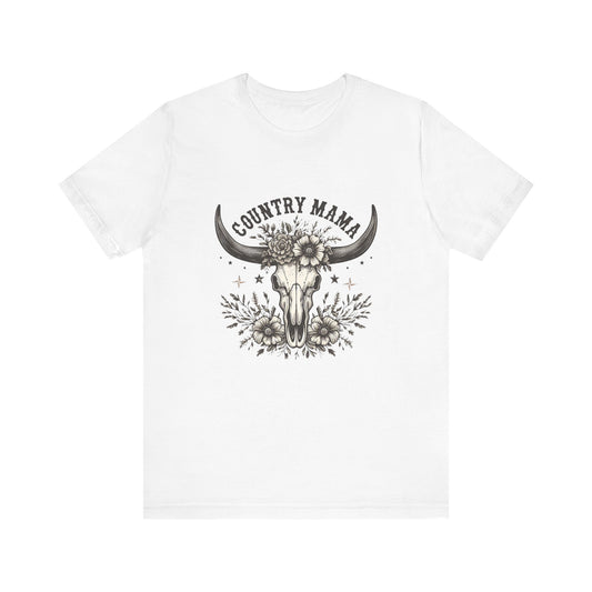 Country Mama Graphic Tee - Perfect for Country Lovers, Festivals, Birthdays, Mother's Day, Casual Wear, Gift Ideas