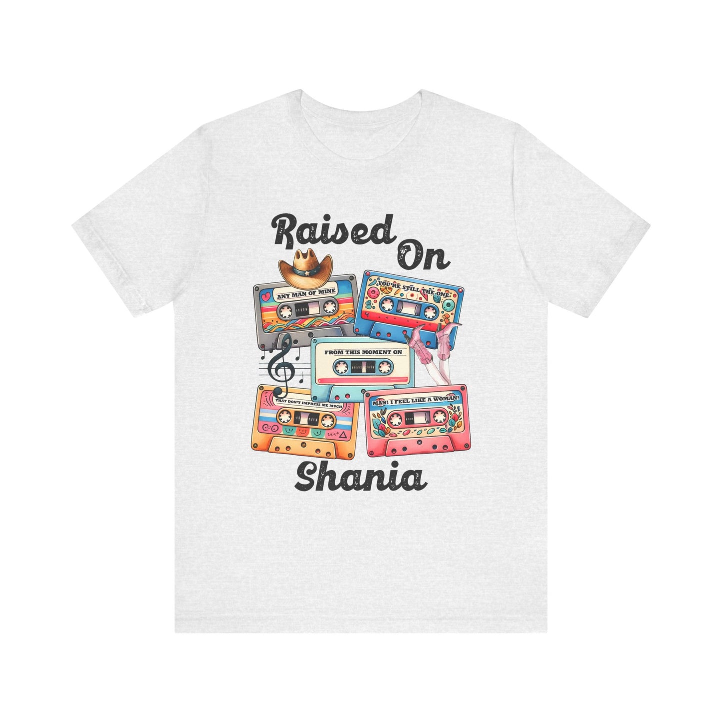 Shania Country Music Retro Music Lover's Tee | Raised On Shania, Vintage Vibe, Unisex T-Shirt, Gift for Music Fans, Nostalgic Apparel, Casual Comfort