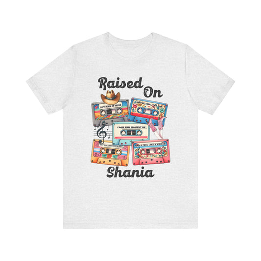 Shania Country Music Retro Music Lover's Tee | Raised On Shania, Vintage Vibe, Unisex T-Shirt, Gift for Music Fans, Nostalgic Apparel, Casual Comfort
