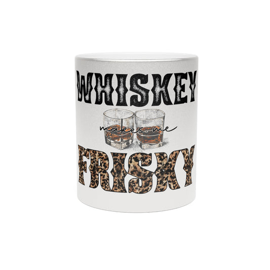 Metallic Whiskey Mug - Stylish Gold & Silver Designs, Perfect Gift for Whiskey Lovers, Home Bar Accessory, Unique Drinkware