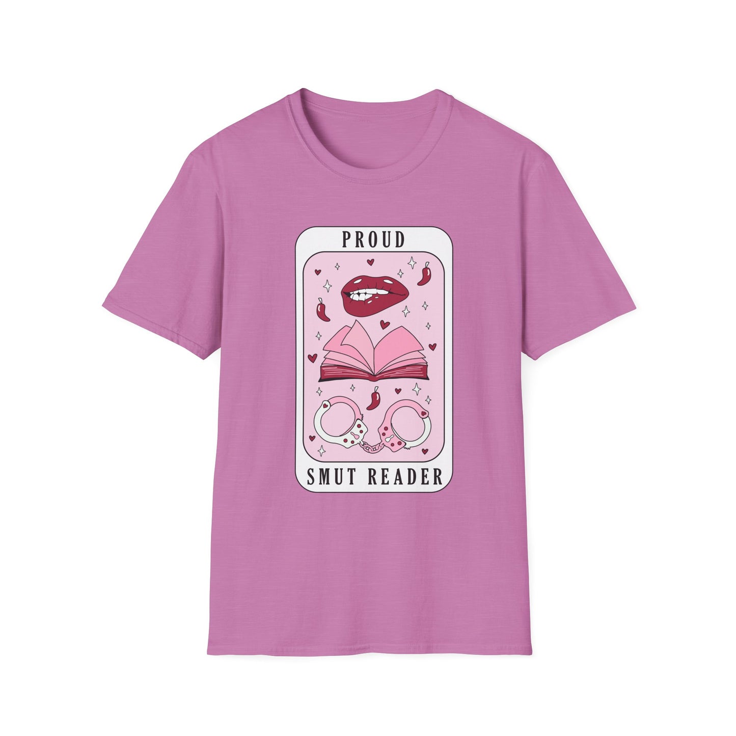 Proud Smut Reader Unisex Softstyle T-Shirt, Reading Apparel, Book Lover Gift, Casual Wear, Literary Humor, Birthday Gift