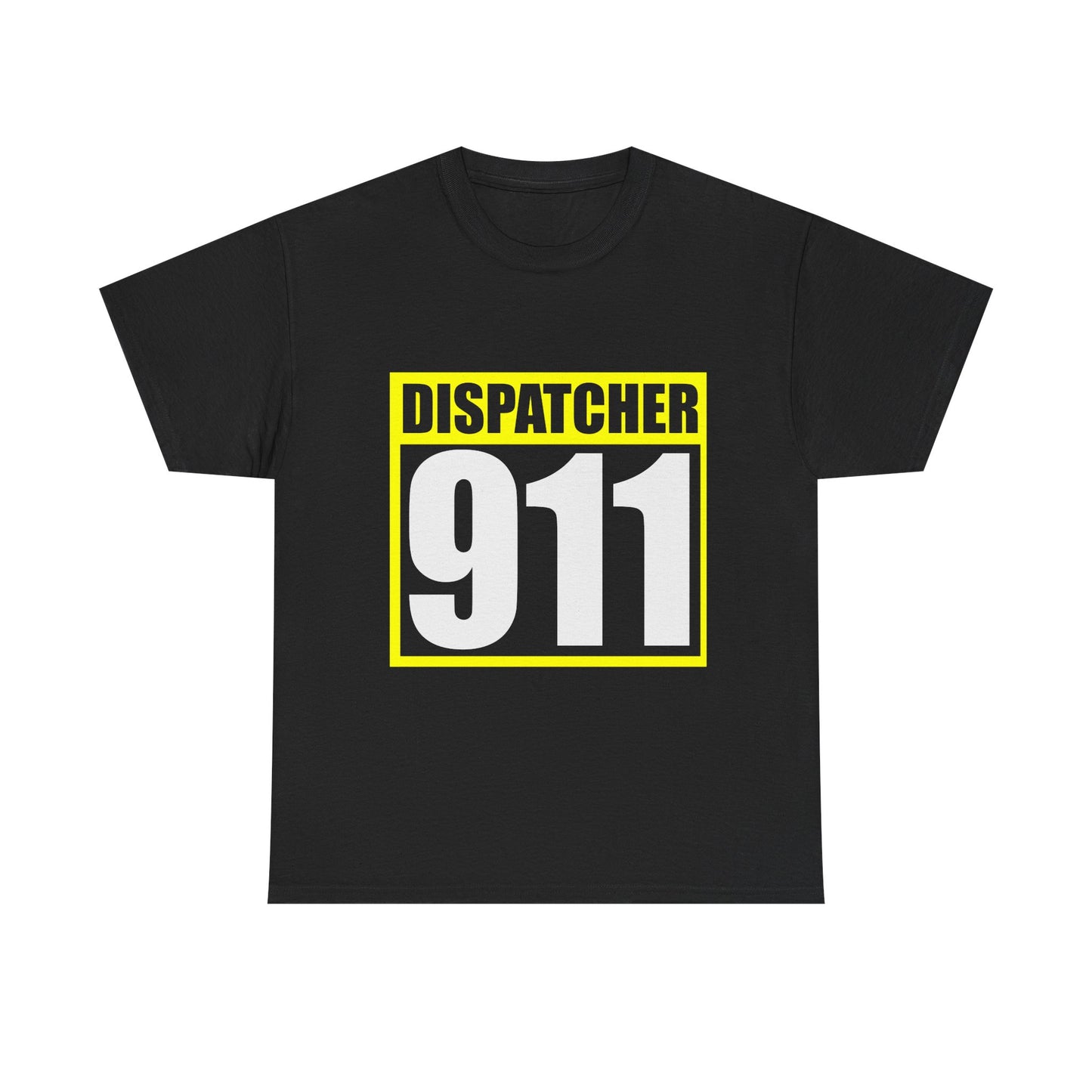 Dispatcher 911 Unisex Heavy Cotton Tee, Emergency Service Shirt, First Responder Apparel, Casual Everyday Wear, Gift for Dispatchers