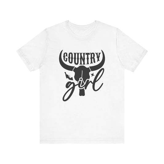 Country Girl Graphic Tee, Western Style T-Shirt, Rustic Fashion Top, Farmhouse Apparel, Gift for Country Lovers