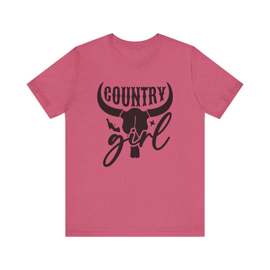 Country Girl Graphic Tee, Western Style T-Shirt, Rustic Fashion Top, Farmhouse Apparel, Gift for Country Lovers